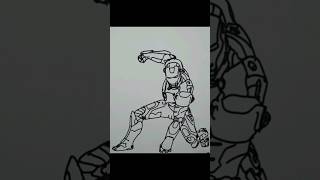 Menggambar/Draw Iron Man Avengers