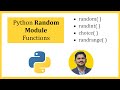 Python Random Module Functions - Coding Examples (random, randint, choice, randrange)