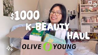 MASSIVE $1000 OLIVE YOUNG HAUL | SAII