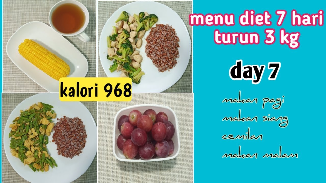 MENU DIET SEHAT SEHARIAN | DAY 7 - YouTube