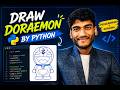 Let’s draw Doraemon 🔥❤️using Python Turtle #doraemon #python #shorts #coding #pythonturtle