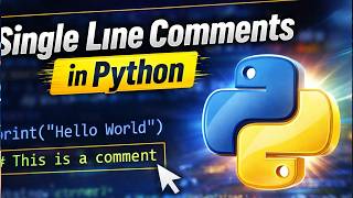 How to Use Single Line Comments in Python | Python Comments Tutorial for Beginners