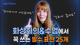 원어민들이 무조건 쓰는 화상회의 필수 영어 25개 | #영어회의표현