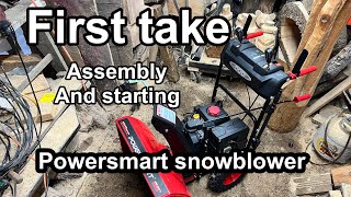 First Take \u0026 Assembly of the Powersmart 26'' 212cc Snow Blower