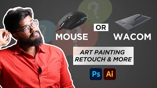 Wacom tablet or Mouse which is best  | Graphic Tablet | Mouse | Art drawing Tamil | Wacom Tablet