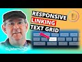 Divi Theme Responsive Linking Text Grid With Hover Effect 👍👍👈👈