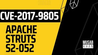 Apache Struts s2-052 | CVE-2017-9805 | Remote Code Execution