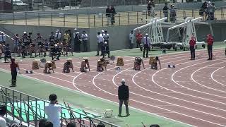 2024.04.13 岡山県第1回記録会 男子100ｍ 53組