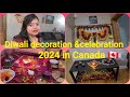 Diwali celebration 2024 in Canada 🇨🇦Busy Day. Diwali decoration ideas 🔥@IndianmominCanadaNeha .