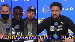 📺 Kerr/Draymond/Stephen Curry on “Captain Klay”: “he even took 3 different poses” on his boat 😂