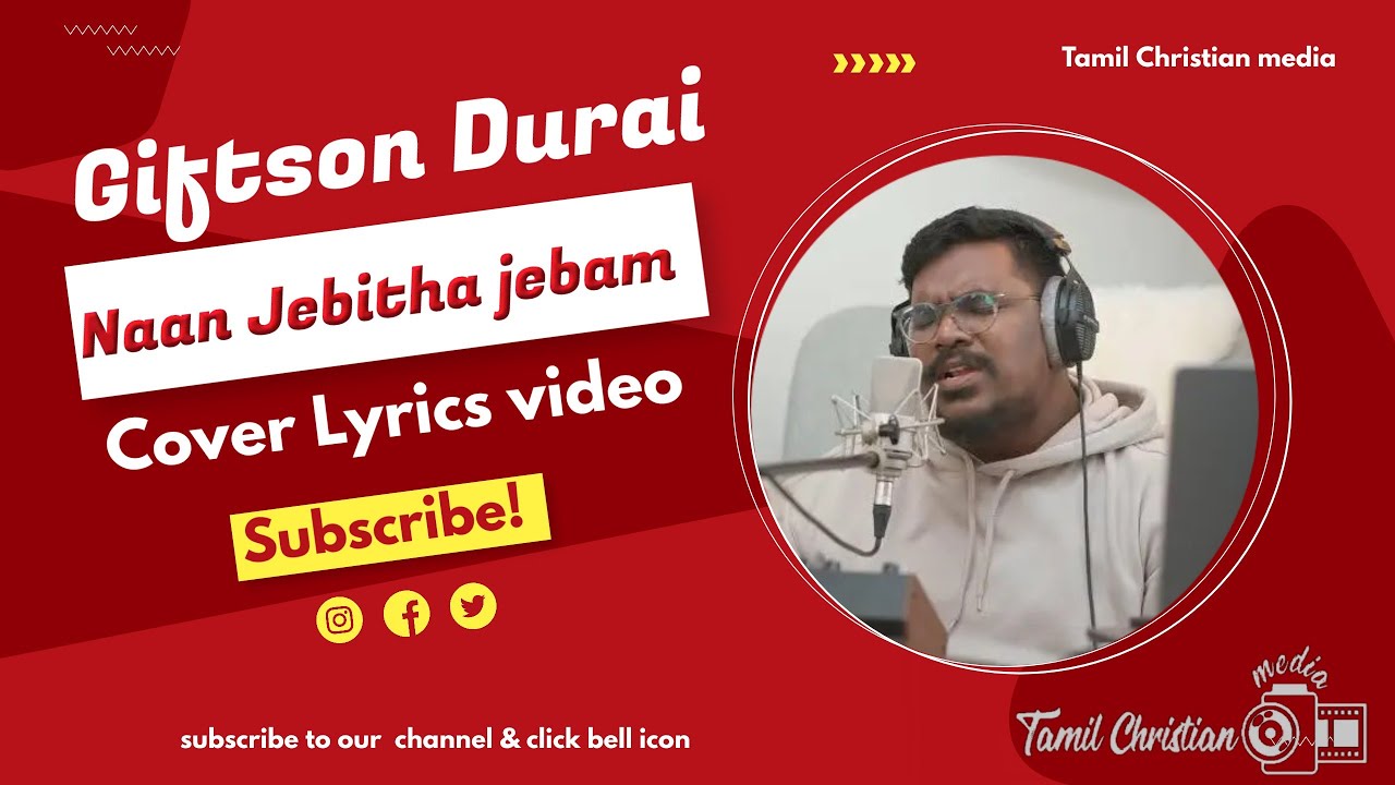 Cover Lyrics Video Giftson Durai Nan Jebitha Jebam Chords Chordify
