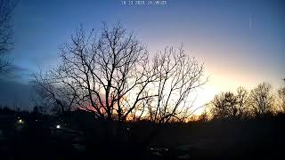 long view possible fireball meteor over Murphysboro