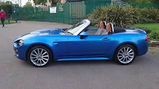 BLUE FIAT 124 SPIDER FOR SALE