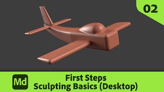First Steps with Substance 3D Modeler - 02 Sculpting Basics (Desktop Mode) | Adobe Substance 3D