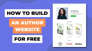 How to Build an Author Website FOR FREE (no coding) | Step by step tutorial with Payhip