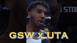 bts[9:16] Chriss says Warriors are “tired of losing”; highlights + MORE fr behind-the-scenes at Utah