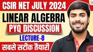 (08) Linear Algebra NET july 2024 PYQs Discussion by Parimal Sir (IIT Delhi) | Mathstats