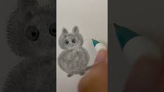 Cute little cat #viral #short #diy #creative #art #artist #pencil #wow #funart #drawing #catlover