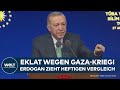 KRIEG IN NAHOST: Eklat um Gaza-Krieg! Erdogan vergleicht Netanjahu mit Hitler - Israel reagiert