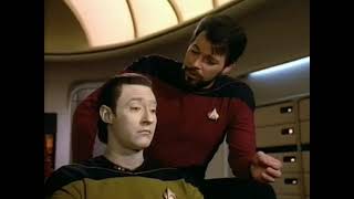 Mr Data does not know what that is (Star Trek TNG) surprise at the end