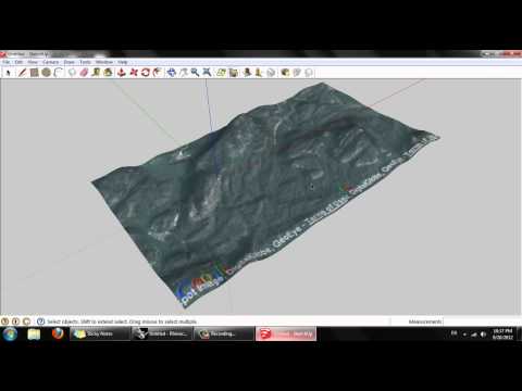 Topography from Google Earth Topography from Google Earth