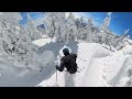 20250119 スキー滑走動画「西吾妻山」【gopro hero12、insta360 x4】