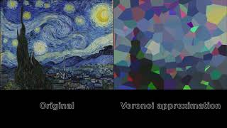 Voronoi approximation using genetic algorithm