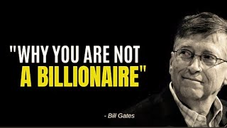 Bill Gates' Advice for Young People Who Want to Be Rich |  Key to becoming a Billionaire _Bill Gates