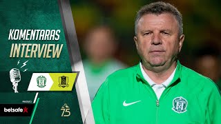 Trenerio komentaras | Žalgiris - Riteriai | Čeburin | Coach interview post-match [CC]