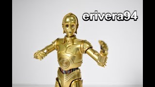 S.H. Figuarts C-3PO Figure Review Star Wars A New Hope Bandai Tamashii Nations