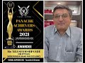 awardee mr. nilesh deshpande for panache achievers awards 2021 aurangabad entrepreneur brand