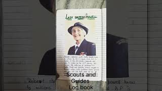 Scouts and Guides Log book part 1