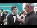 Freddie Highmore on the passing of Queen Elizabeth II | Variety (2022)