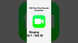 iOS FaceTime Sounds Evolution #smartphone #iphone #ios #sounds #evolution