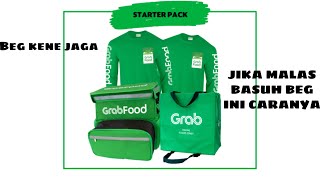 GRAB (Malaysia) - KEPADA MEREKA YANG MALAS BASUH BEG GRAB FOOD