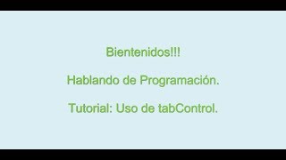 Tutorial 6. TabControl en WPF.