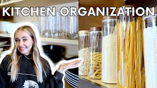 KITCHEN ORGANIZATION | organize & declutter with me!