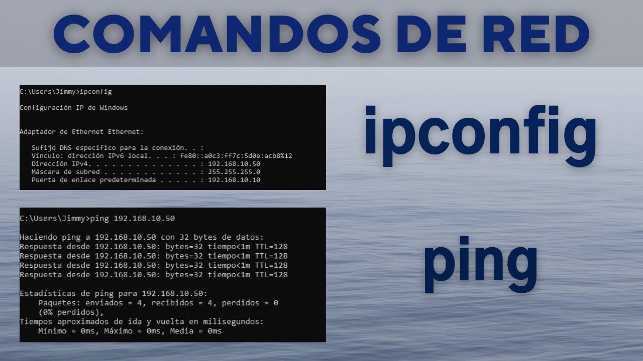 Comandos De Red IPCONFIG Y PING. ¿Qué Son? ¿Cómo Usarlos? - YouTube