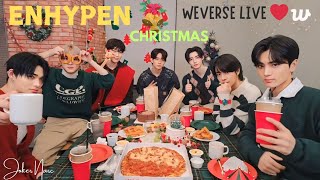 ✨(Eng sub) ENHYPEN CHRISTMAS WEVERSE LIVE 🎄❄해피 홀리데이✨🎉(12.24.24) #enhypen #christmas #weverselive