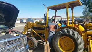 The MF-30 Tractor Moves On Its Own Power!