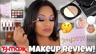 TJ MAXX MAKEUP First Impressions/ REVIEW!! Testing high end makeup!
