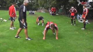 R80 Rugby Coaching: Scrum drills with the Crusaders