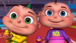 Zool Babies Playing Egg And Spoon Episode | Zool Babies Series | Cartoon Animation For Kids