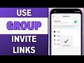 How to Use Group Invitation Links On Messenger