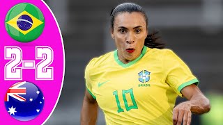 Women's International Friendly | Brazil vs Australia Highlights