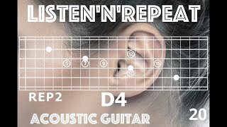 LISTEN'N'REPEAT Acoustic Guitar: 23 D4 REP2