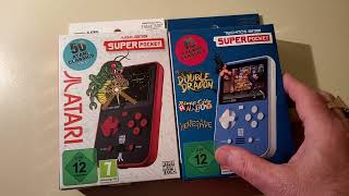 PREMIERA UNBOXING SUPER POCKET ATARI TECHNOS HYPER MEGA TECH EVERCADE przeglad gier