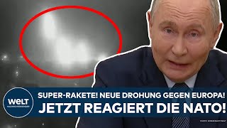 UKRAINE-KRIEG: Super-Rakete von Putin! Neue Drohung gegen den Westen! Jetzt reagiert die NATO!