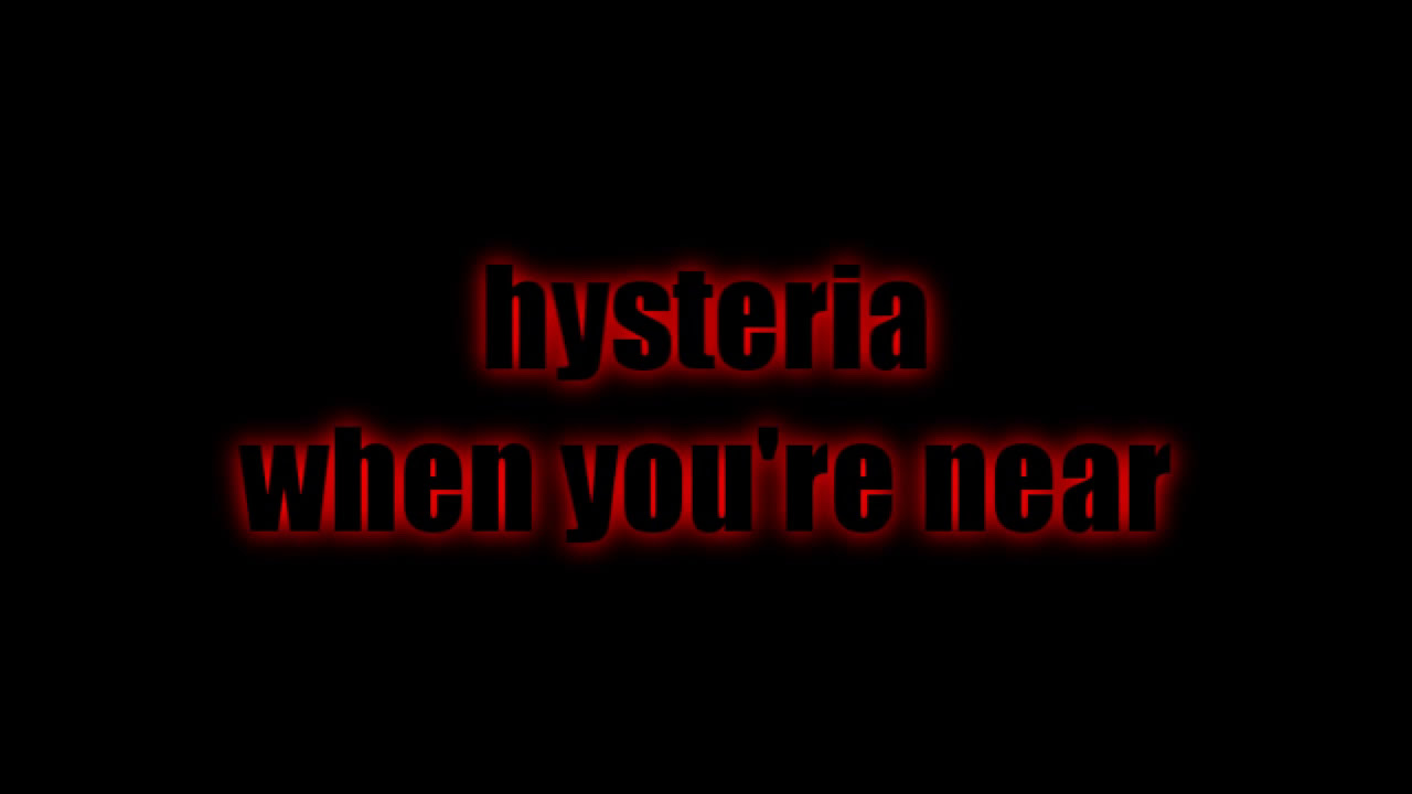 Def Leppard - Hysteria Lyrics - YouTube