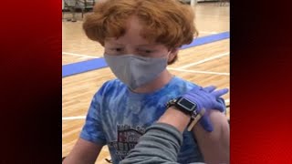 12-year-old gets COVID vaccine in Lafayette after CDC expands Pfizer recommendation